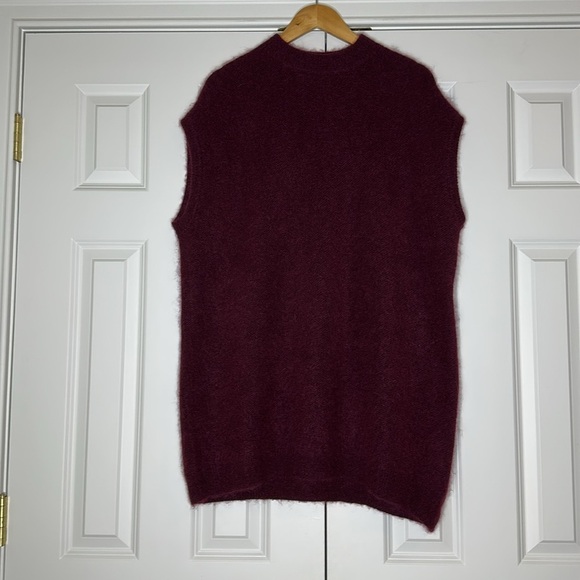 IIROT Japanese Style Sweater Tunic Vest Maroon Size Free OSFA - Picture 1 of 11